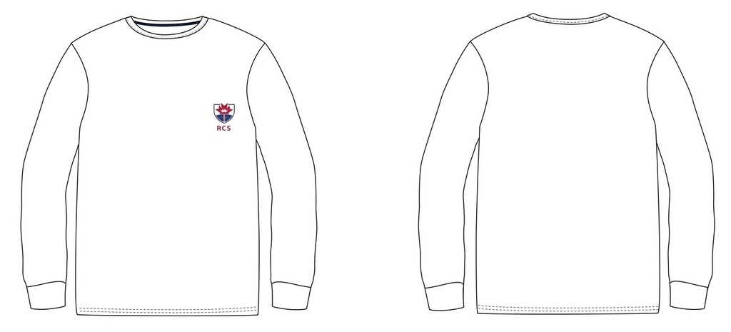T-Shirt  L.S ابيض