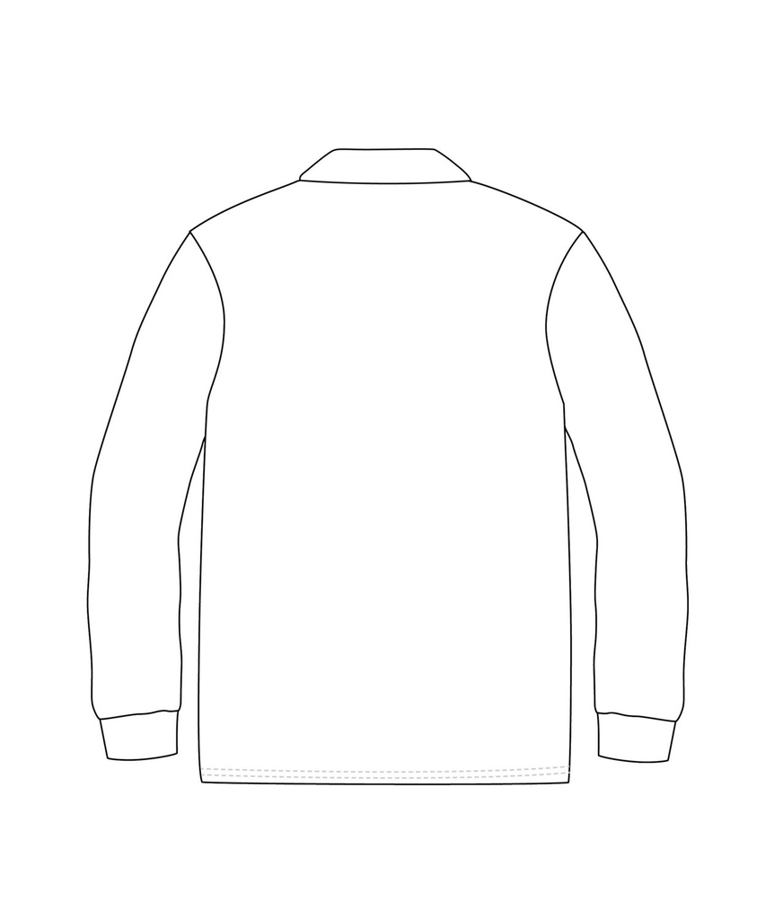 Polo Shirt L.S (White)