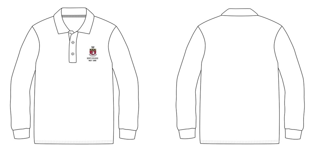 Polo Shirt L.S (White)