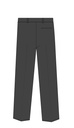 Trouser  (adult sizes )رمادى غامق