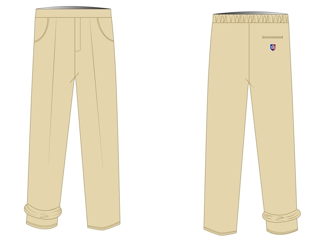 Fully Lined Trouser (Beige)  