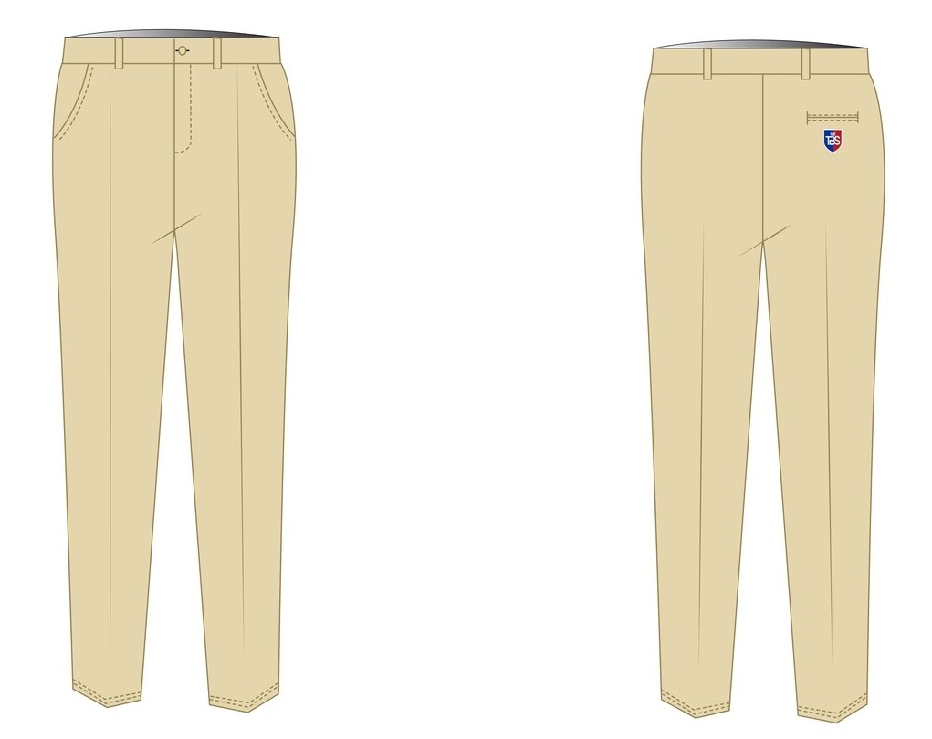 Girls Trouser (XS-3XL adult Sizes) (Beige)  