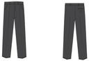 Trouser  (adult sizes )رمادى غامق