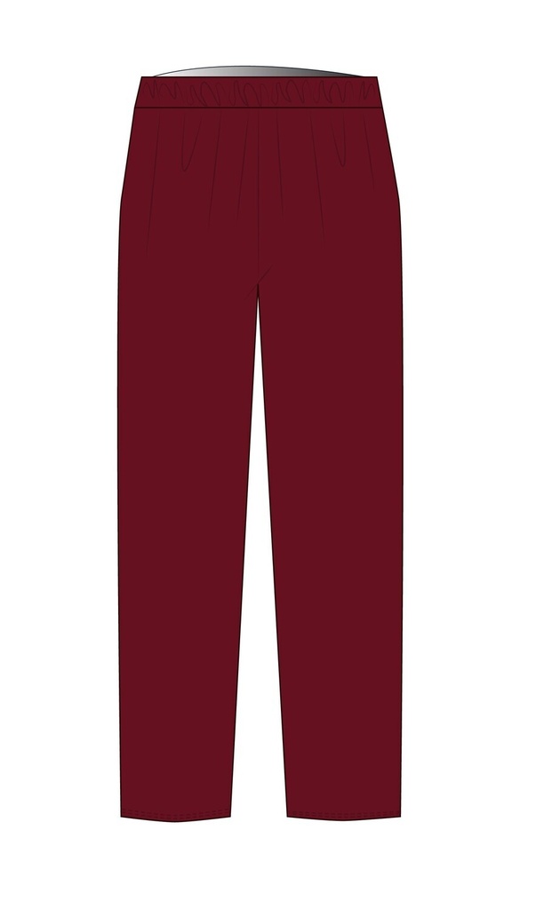 PE Trouser (Burgundy)  