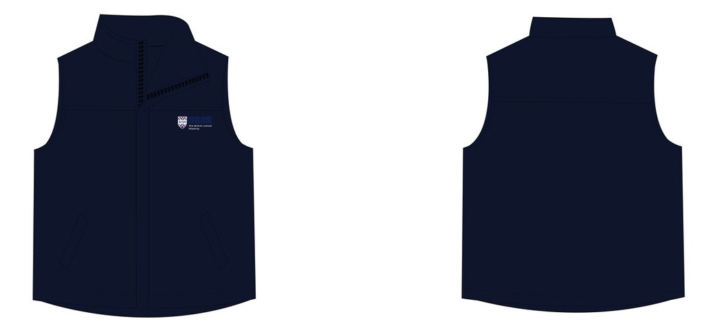 Fleece Vest (Navy)  