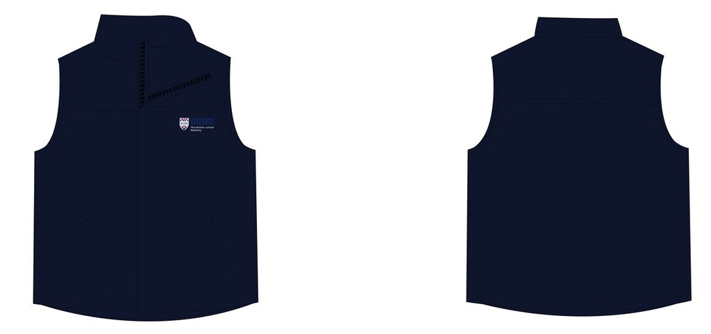 Fleece Vest (Navy)  