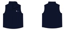 Fleece Vest (XS-XL adult sizes) (Navy)  