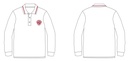 Polo Shirt  L.S ( White)  