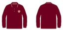 Polo Shirt  L.S( Burgundy)  
