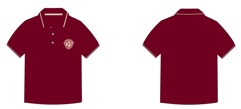 Polo Shirt  S.S( Burgundy)  