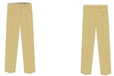 Trouser  Beige  