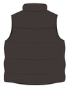 Puffy Vest  (Grey) ( adult sizes)