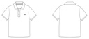 Polo Shirt S. S. (White) adult sizes