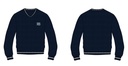 Pullover (Navy X  Green)  adult sizes (Yr 5- Yr9)