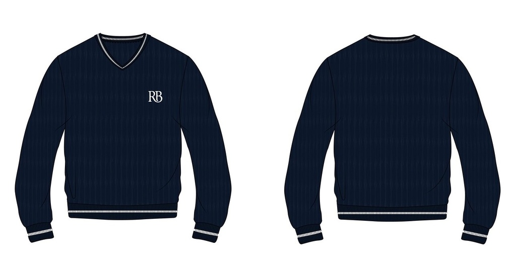Pullover (Navy X White)