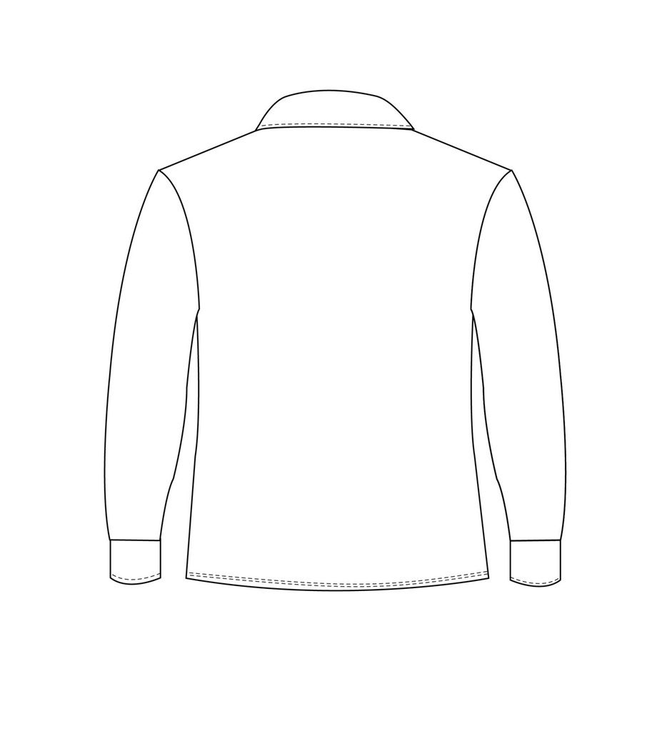 Unisex Shirt Long Sleeve (White)  