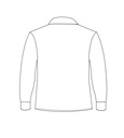Unisex Shirt Long Sleeve (White)  