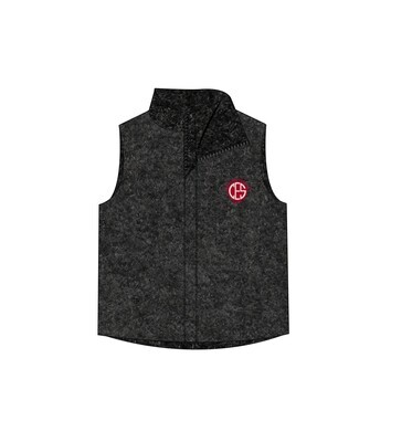 Vest Fleece Grey adult sizes (XS-2XL)