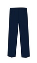 Trousers Unisex Navy (8-14 )