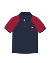 Polo Shirt S.S. Indigo x Red (2-6)