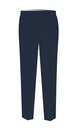 Trousers Girls Indigo adult sizes (XS-3XL)
