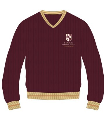 Pullover Burgundy (3-14) and adult sizes (XS-3XL)