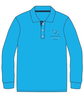 Polo Shirt L.S. Turquoise (4-14)