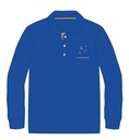 Polo Shirt L.S. Blue adult sizes (XS-2XL)