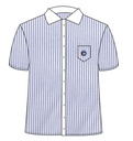 Shirt S.S. Purple Stripes (12-14)