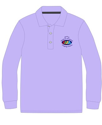 Polo Shirt L.S. Lilac (3-8)