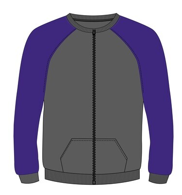 PE Jacket Grey x Purple (3-14)