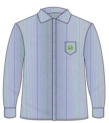 Shirt L.S. Blue (12-14)