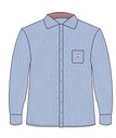 Shirt L.S. Blue (10-14)