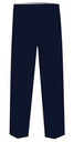 Trousers Elastic Waist Navy (2-7)