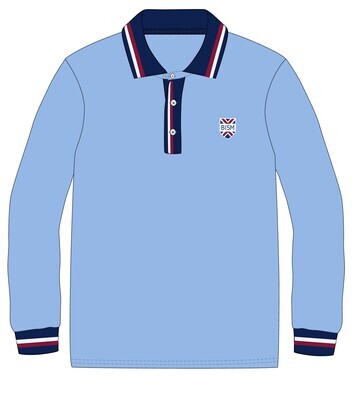 Polo Shirt L.S. Blue (2-6)