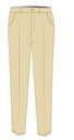 Trousers Girls Beige adult sizes (2XS-5XL)