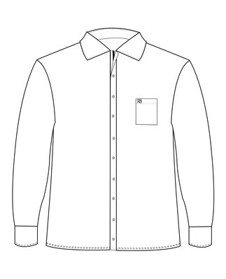 Shirt L.S. White adult sizes (XS-5XL)