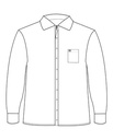 Shirt L.S. White (6-14)