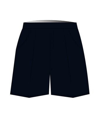 Shorts Elastic Waist Navy (2-16)