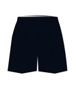 Shorts Elastic Waist Navy (2-7)