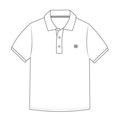Polo Shirt S.S. White - RB (2-18)