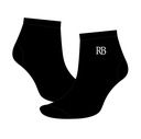 Socks Pair Knee Length Navy and White