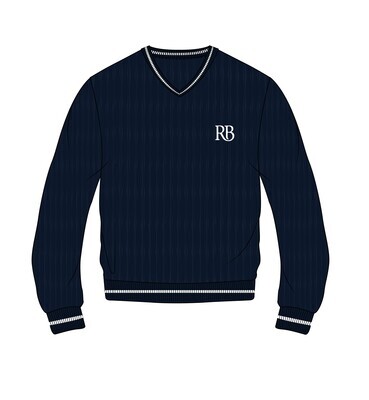 Pullover Navy x White (2-14) and adult size (XS)