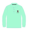 Polo Shirt L.S. Aqua adult sizes (XS-XL)