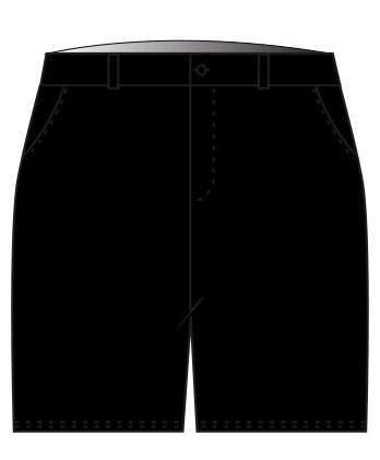 Shorts Boys Black adult sizes (XS-2XL)