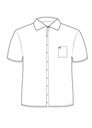 Shirt S.S. White adult sizes (XS-5XL)