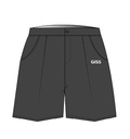 Short  (zipper fly with adjustable waist) (Grey)