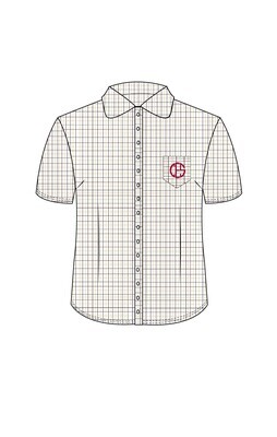 Blouse S.S. Beige adult sizes (XS-5XL)