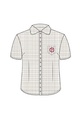 Blouse S.S. Beige adult sizes (XS-5XL)