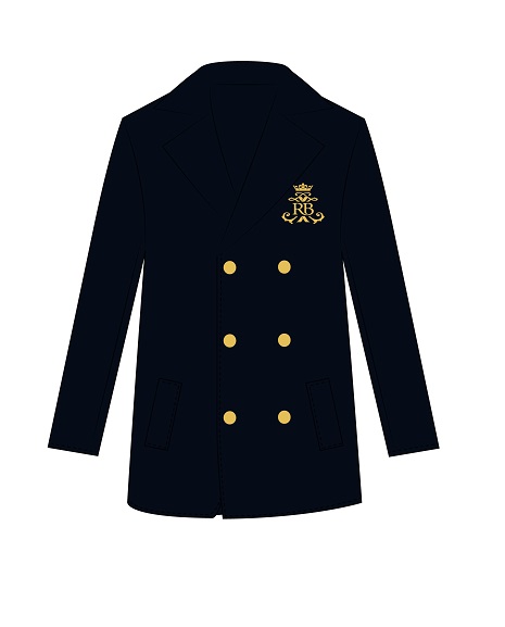 Coat Boys Navy (2-16)